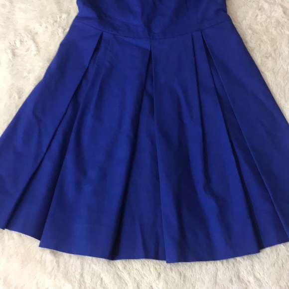 Ralph Lauren Blue Pleated mini Dress size 4 - Picture 4 of 8